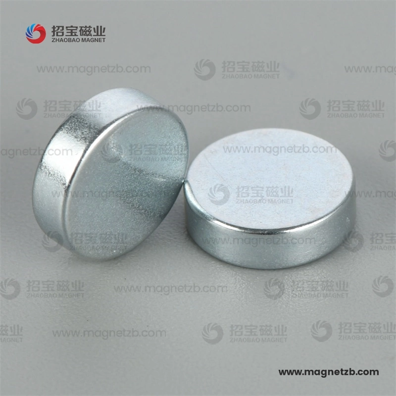 Zinc/Zn Coated NdFeB Magnet for Industrial - Disc/Column Shape