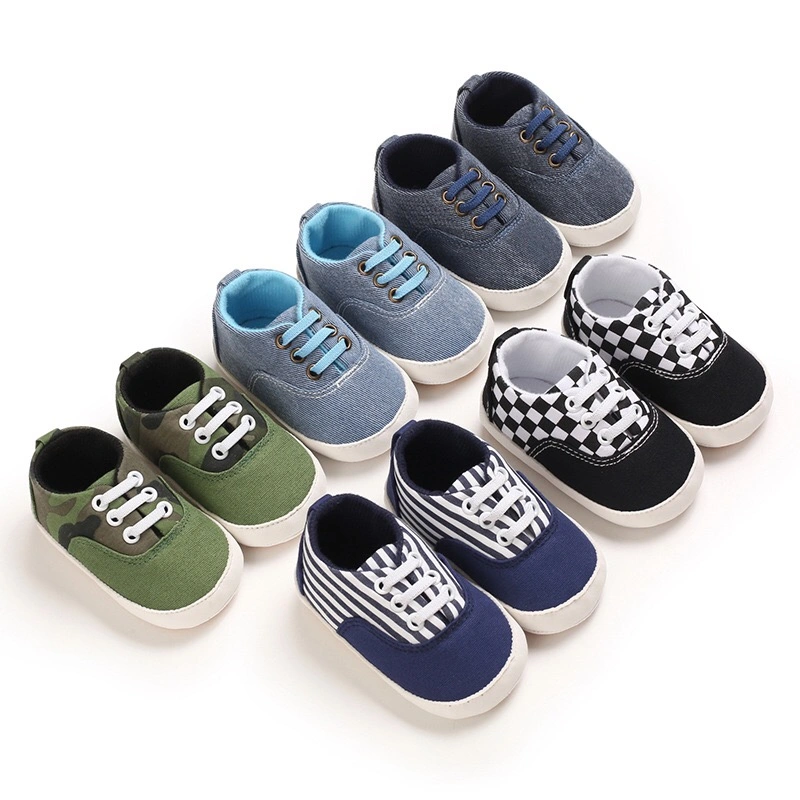 Newborn Soft Toddlers Casual Infant Boys Canvas Classic Footwear Older School Baby Cloth Shoes