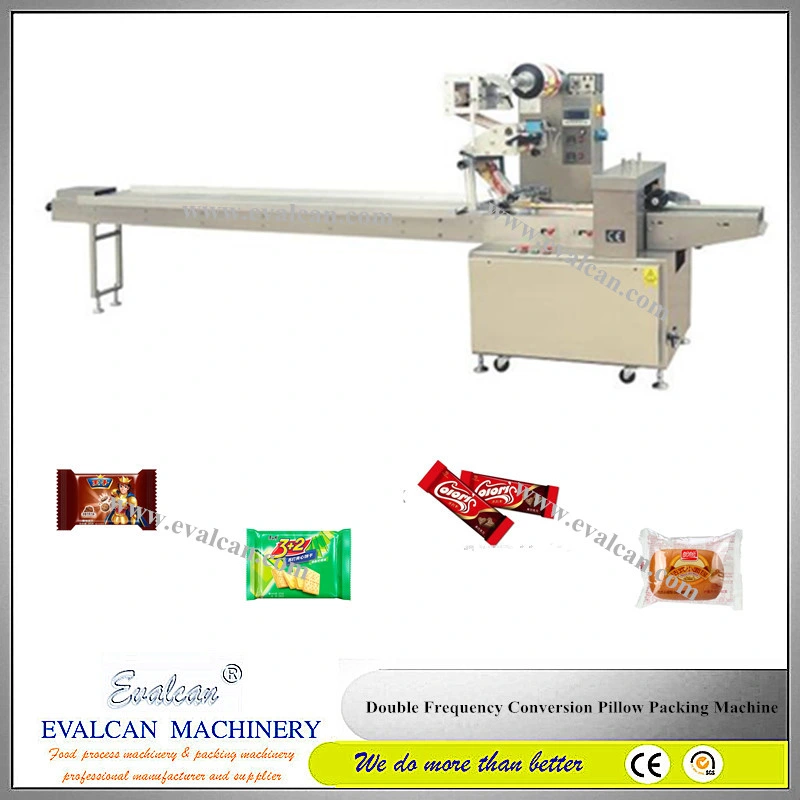Automatic Horizontal Flow Pillow Packing Machine for Popsicle, Ice Lolly, Gloves, Soap, Bread