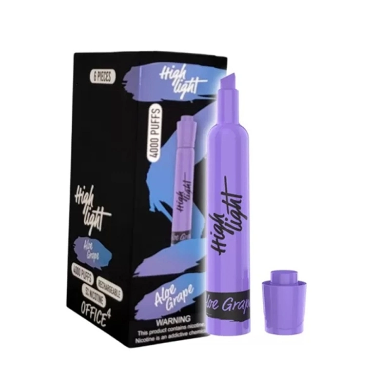 Hight Light Office 4000 Puffs 9ml E-Liquid Tipo C desechable VAPE