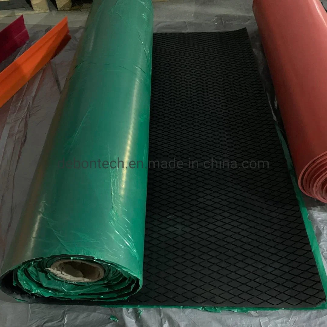 Conveyor Roller Rubber Lagging Sheet Herringbone Pattern