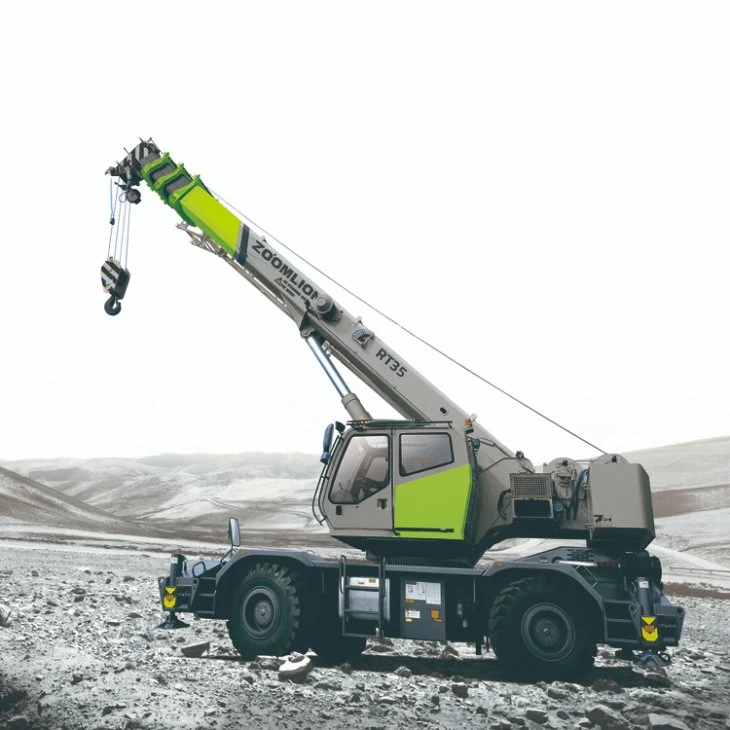 Rt75 Zoomlion de seconde main utilisé 75 tonne grue télescopique Terrain accidenté prix bon marché