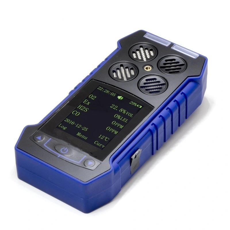 Atex Approval Portable 4 in 1 Multi Gas Detector Monitor