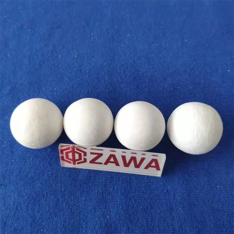 Inert Alumina Ceramic Ball Support Ball for Reaction Tower with Acid and Alkali Resistance High Temperature Resistance