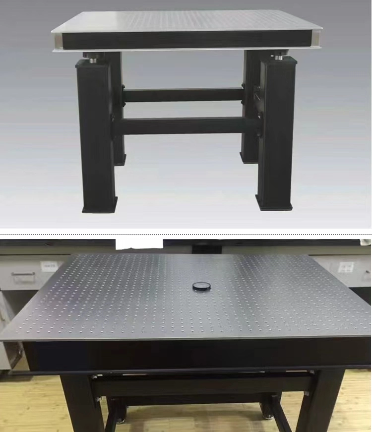 El mecanismo de ajuste de altura puede ajustar la altura y el Plataforma de aislamiento de vibraciones flotantes a nivel de mesa