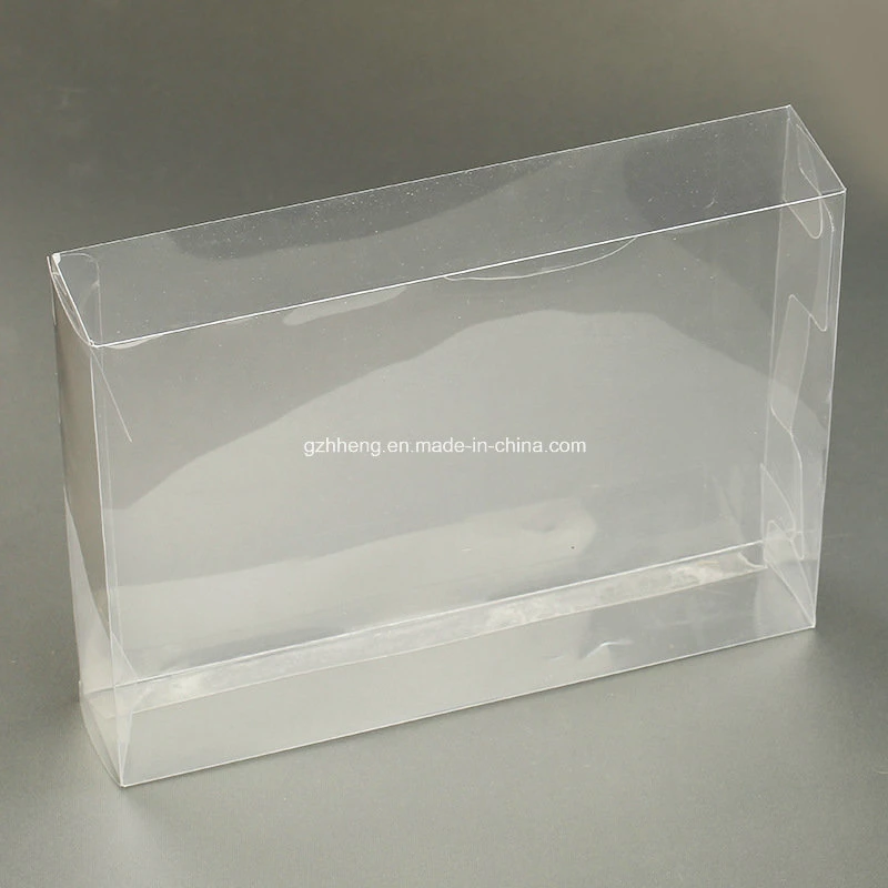 Competitive Manufacturer Screen Printing Clear Plastic Gift Box for Display  with handle (HH08)