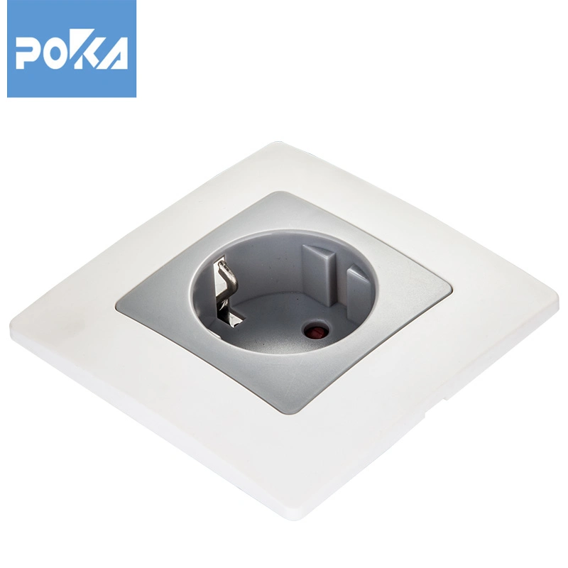 Euro Schuko Socket Electrical Wall Socket