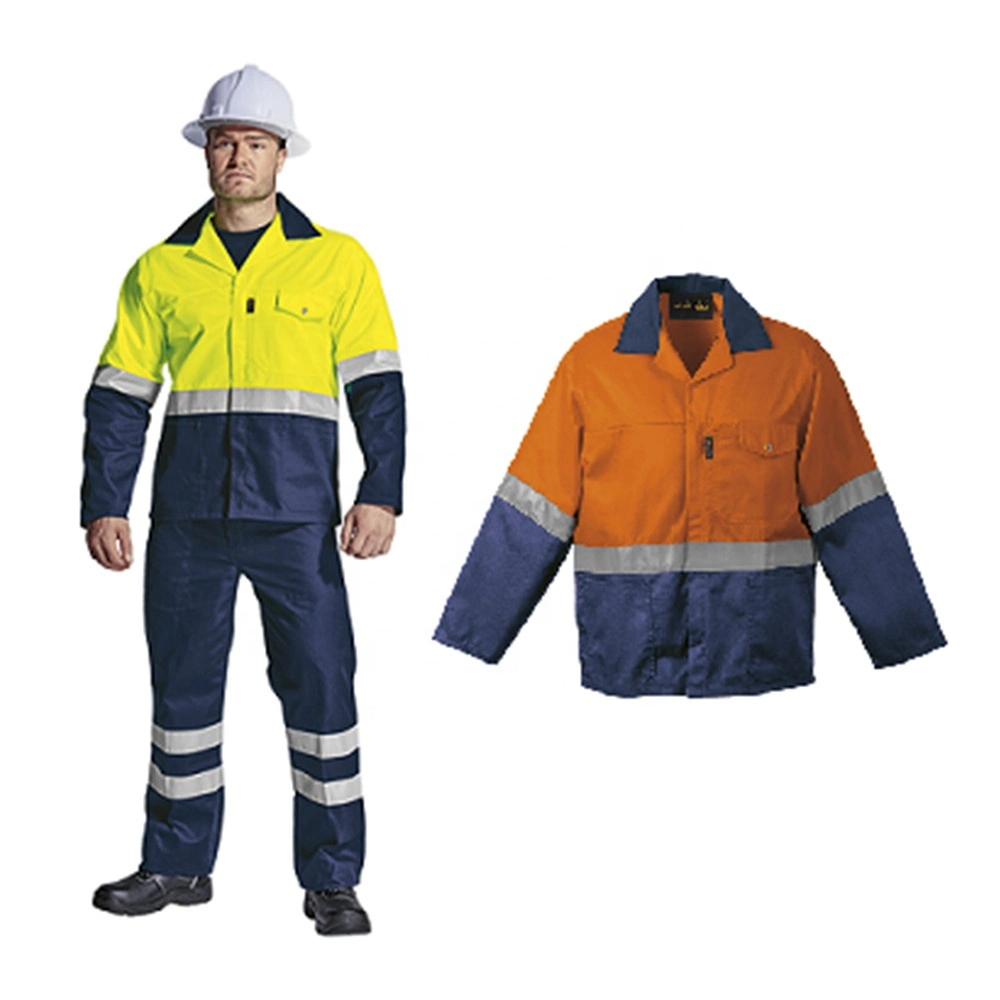 100% хлопок Fr Негорючий Coverall Anti-Static защитные Workwear работника на открытом воздухе