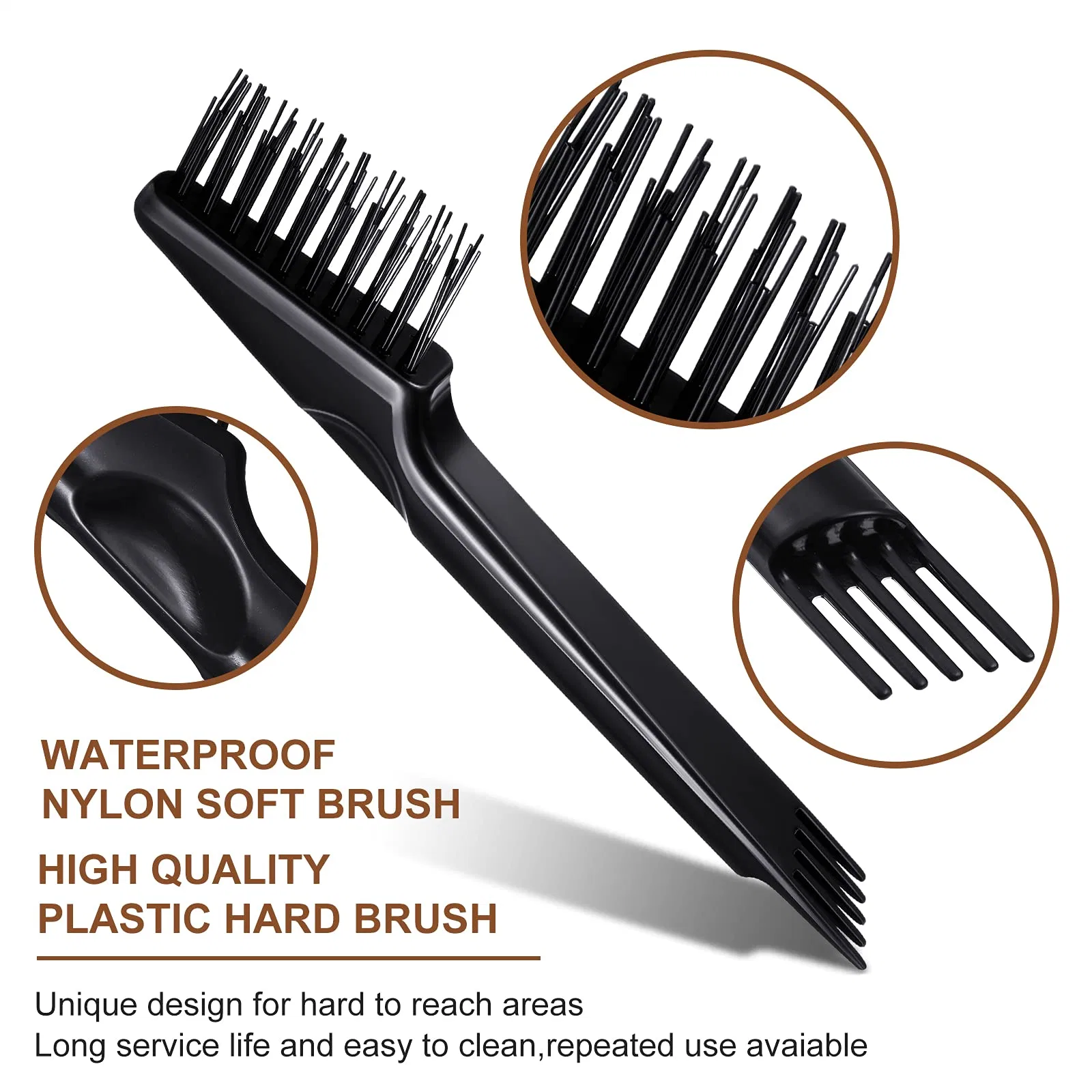 Embedded-Hair Dust Home Salon Use Comb Cleaner Tool Hair Cleaner Rake Brush