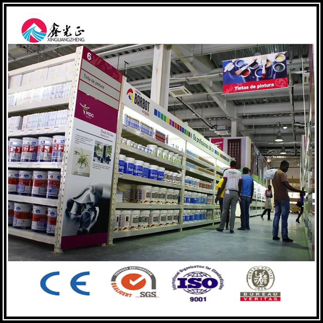 Economic Cost and Fast Assembled Prefabricated Steel Structure Supermarket