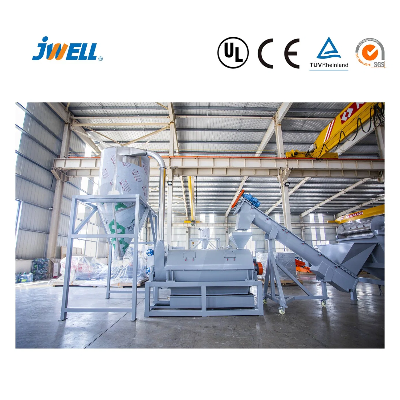 Recycling Crushing Washing Drying Granulation/Pelletizing Production Line