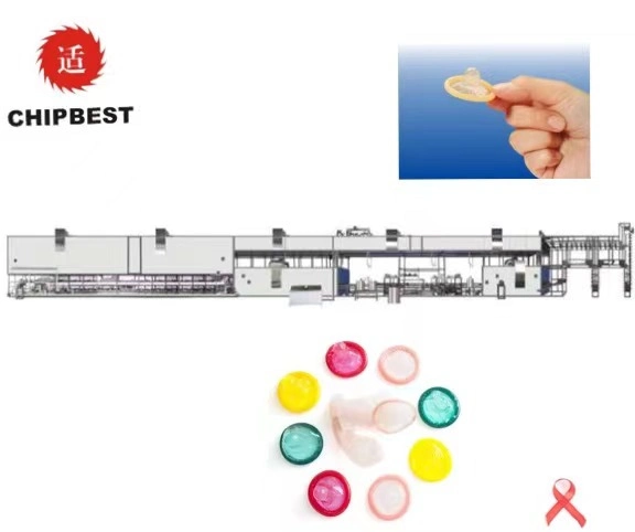 Latex Condom Making Machine Condom Production Equipment with Self-Testing System and Automatic Packaging 150, 000PCS/Day