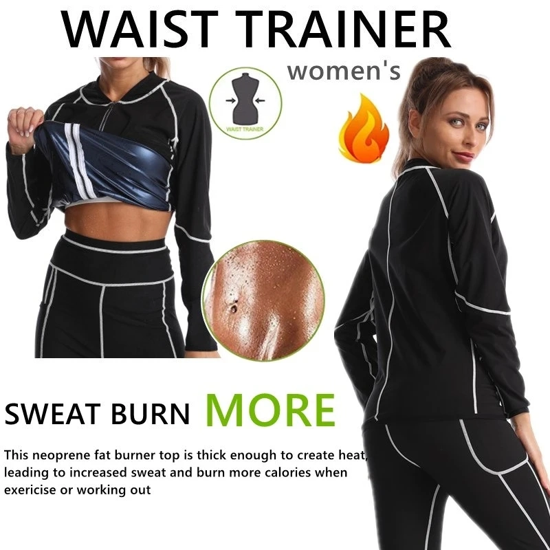 Wholesale/Supplier Neoprene Fitness Hot Suit Stretch Shaper Sweat Suit Women's Sauna Suit