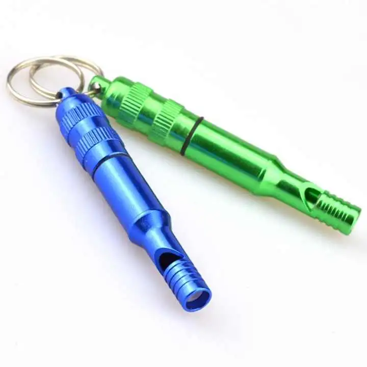 Small and Convenient LED Whistle Keychain for Sale