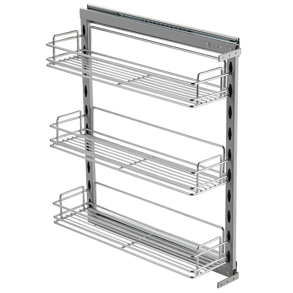 Kitchen Cabinet 3 Shelf Side Pull out Basket