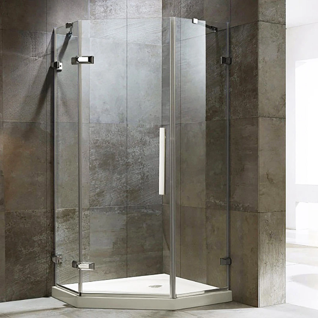 Qian Yan Glass Tub Doors China Stand up Luxurious Shower Enclosure Manufacturing High-Quality Non-Slip Luxury Ss Material Shower Bath
