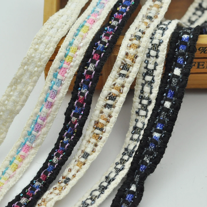 Fashion Beaded Trimming Garment Accessories in Stock