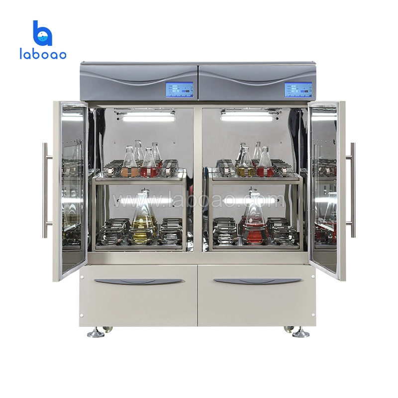 Double Controlled Constant Temperature Incubator Shaker Price for Laboratory