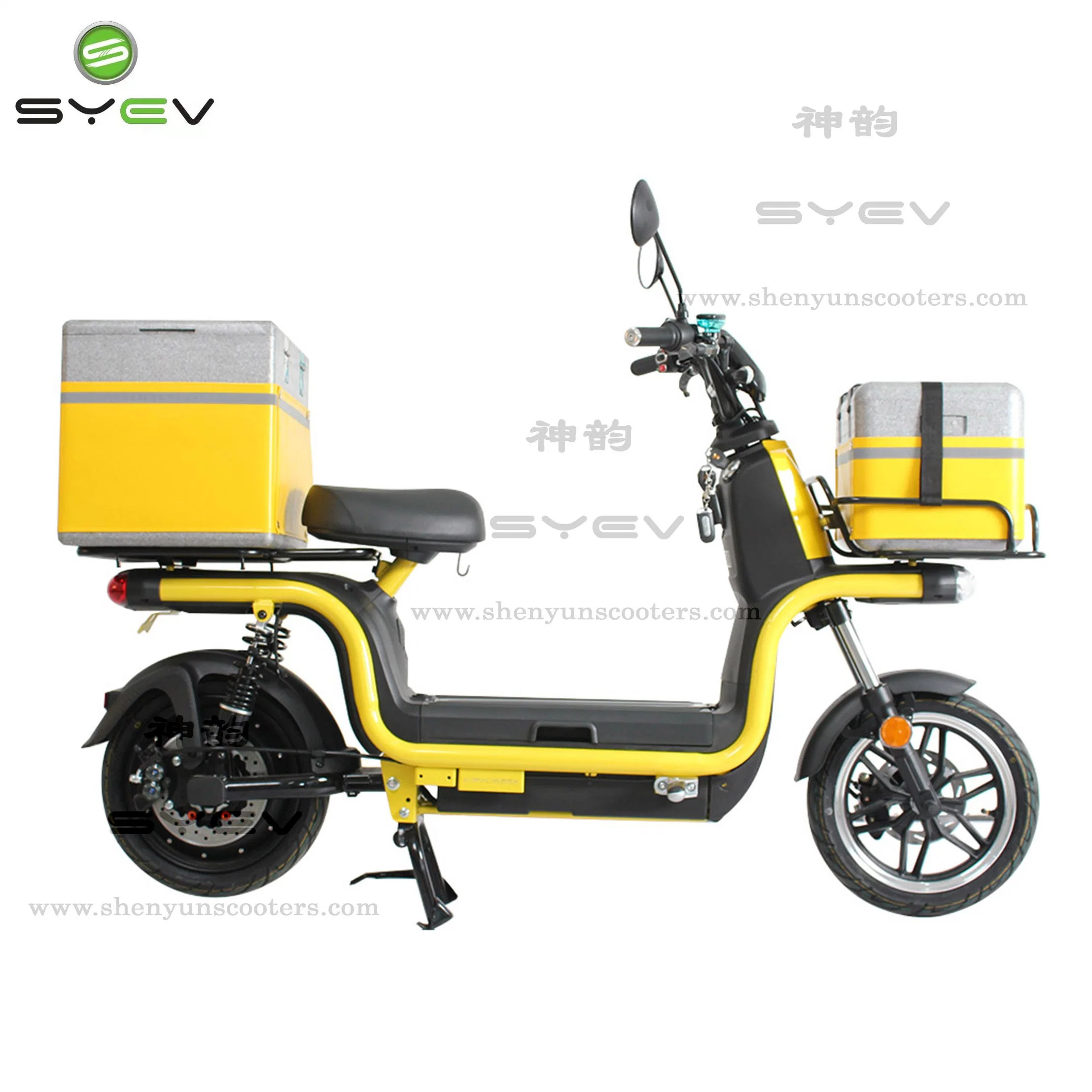 EEC Fast Food Electric Delivery Scooter мощный электрический мотоцикл 1200 Вт. 2-х колесный E-Bike