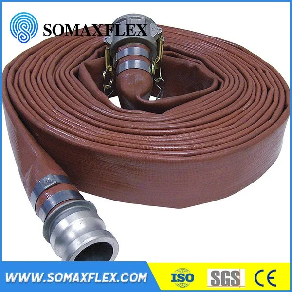 High quality/High cost performance  Lay Flat Water Hose Agriculture Drainage Irrigation PVC Layflat Hose