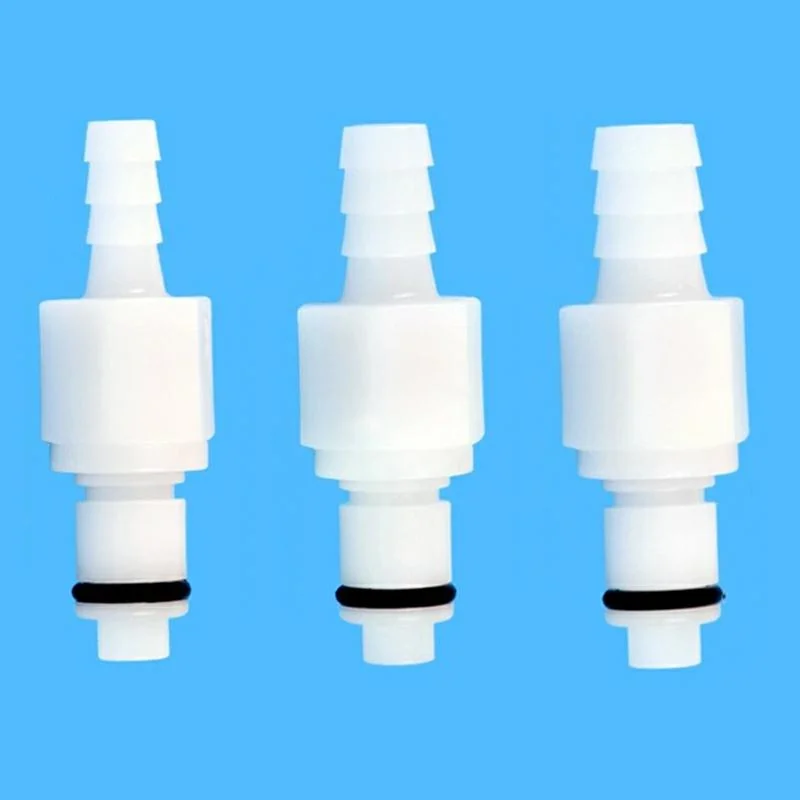 Plastic Shut -off Quick Release Connector Air Water Fuel in-Line Valved Male Connectors Quick Couplings