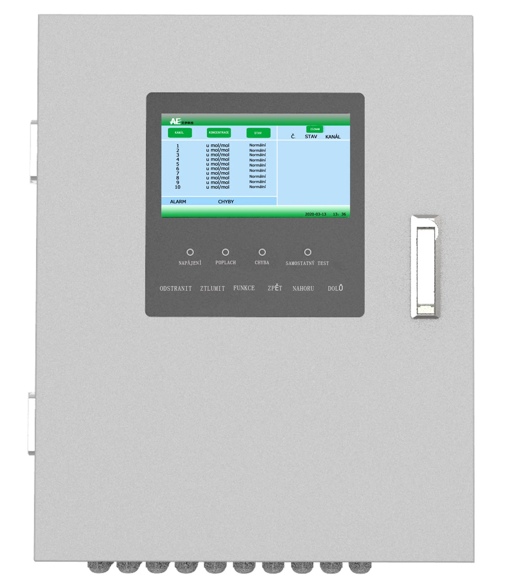 Sil2 Approved CO2 Gas Alarm System with LCD Display