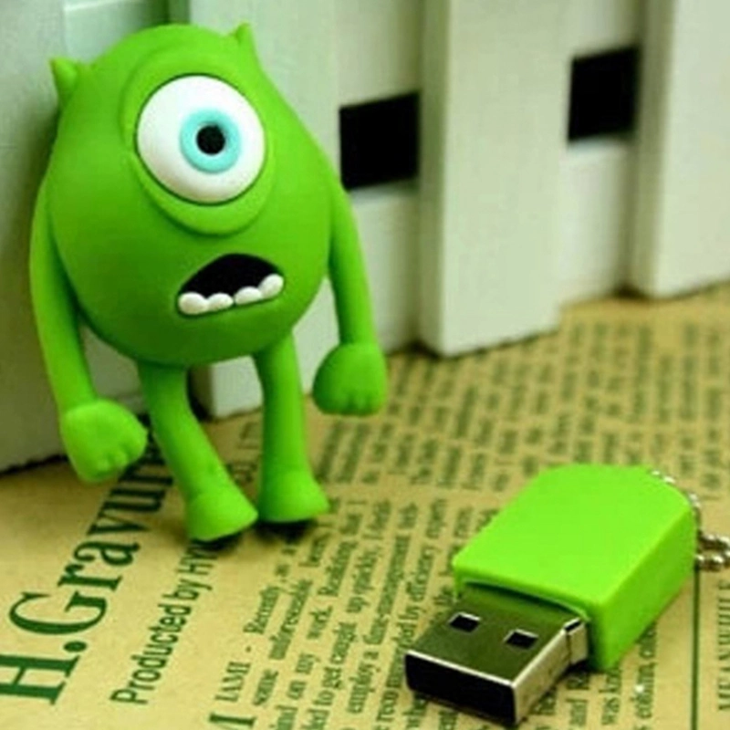 Wholesale Cartoon Mike Silicone USB Stick USB 2.0 32GB Pendrive USB Flash Drive Big Eye USB Memory