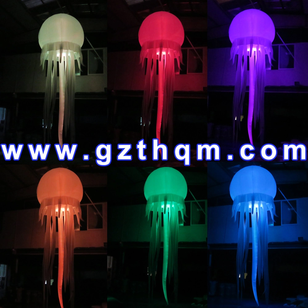 2m Inflatable Jellyfish Lighting Balloon for Decoration