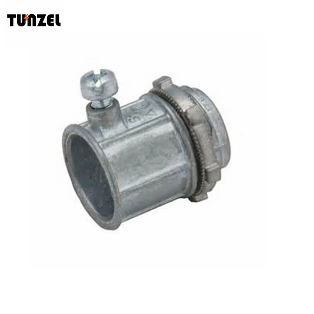 Parafuso de fixação tipo 1/2"-4", conector EMT de zinco fundido para Conexões elétricas da conduta EMT