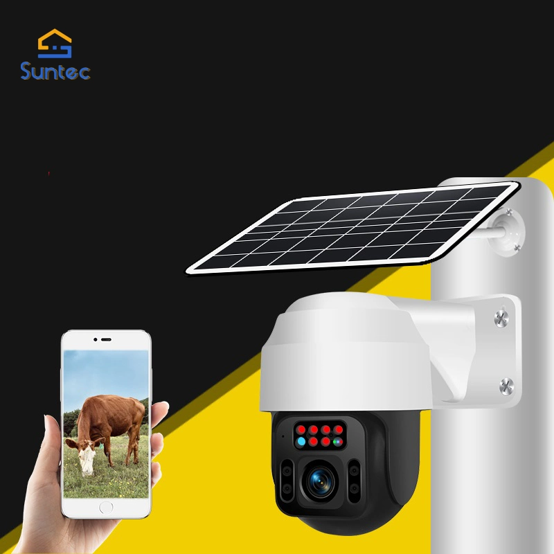 Tuya Smart Dome 1080p Solar-CCTV-Kamera WiFi/4G PTZ-Video Kamera Sicherheit Solar Im Freien Verwendung Batteriebetrieben
