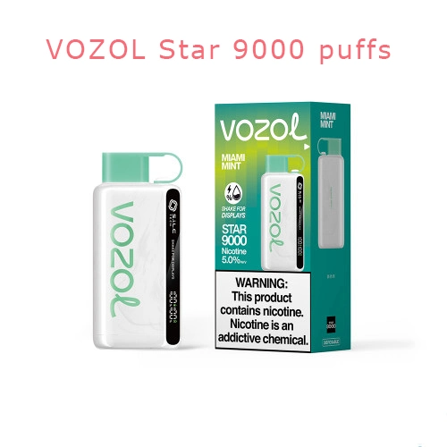 Latest Disposable/Chargeable Electronic Cigarette Vozol 600 9000 10000 12K Port Rechargeable Vozol Star 9000 Wholesale/Supplier I Vape