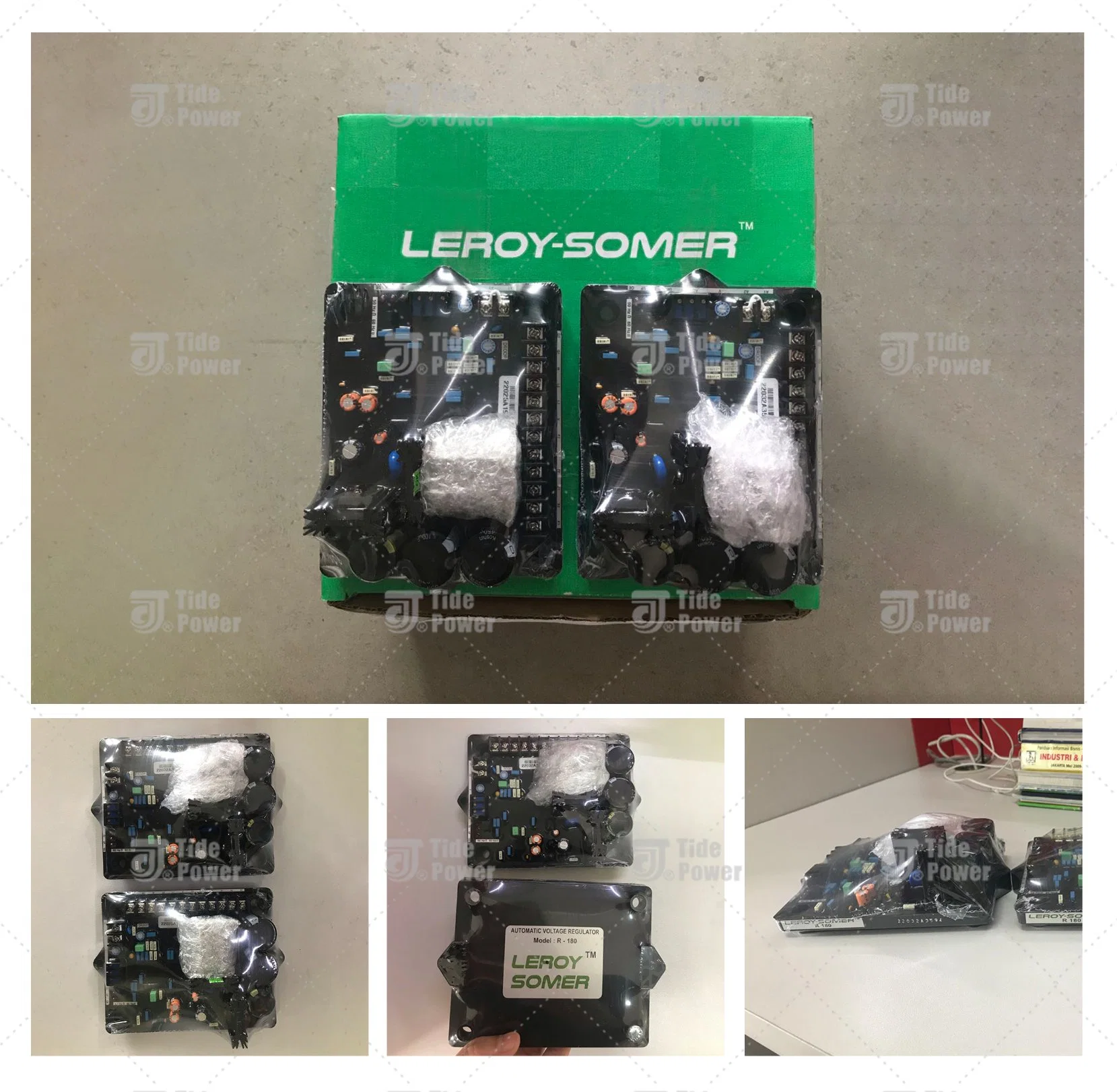 Verdadero LEROY SOMER AVR R120, R150, R180, LEROY SOMER R180 Nidec Emerson