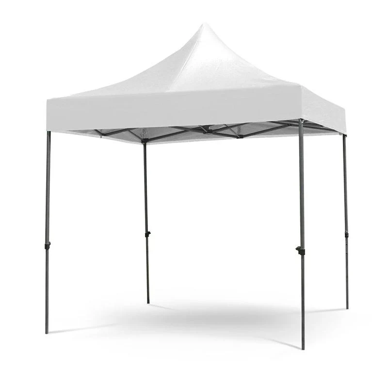 10'x10' Canopy desplegable al aire libre Fiesta de boda Tent Patio plegable Tent Cenador gris