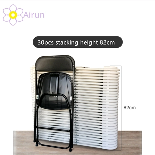 High quality/High cost performance Hot Selling Exhibition Steel Pipe Plastic Conference Meeting training Folding Chair