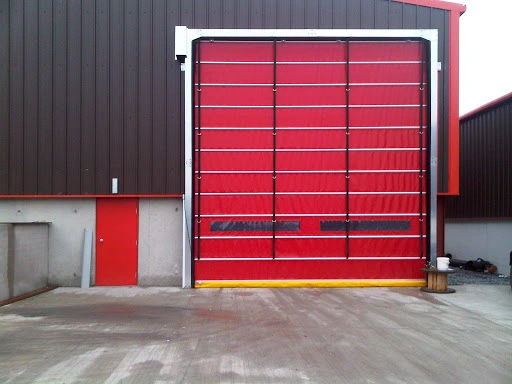 Завод Коммерческий Sectional Fast Roller Shutter Dock Промышленный склад гараж Быстро закатывает алюминиевую изолированную автоматическую роликовая ткань ПВХ высокой Скоростные двери