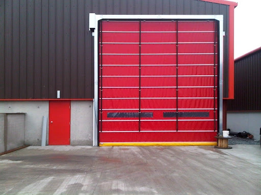 Factory Direct Sale Commercial Fast Roller Shutter Industrial Warehouse Garage Roll up Automatic PVC High Speed Doors