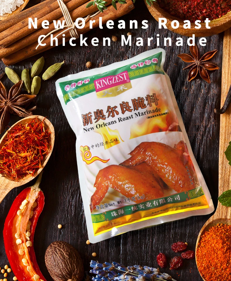 43G 1kg de carne de pollo marinado condimento para freír sazonador de pollo