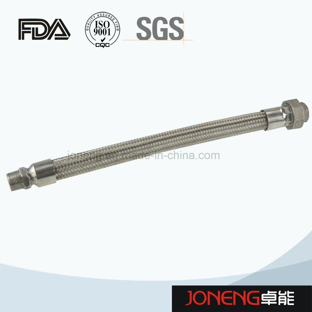 Stainless Steel High Pressure High Temperature Resistant Threaded Flexible Pipe with Interlock