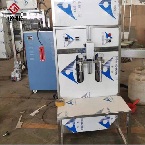 Semi Automatic 2 Nozzles Fillers Filling Machine for Oil Products