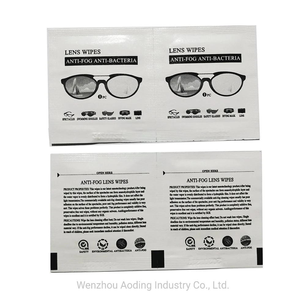 Quick Dry Clean Sunglass Lens Wipes Glasses Cleaning Wipes Lens Cleaner Anti Fog Lens Wipes