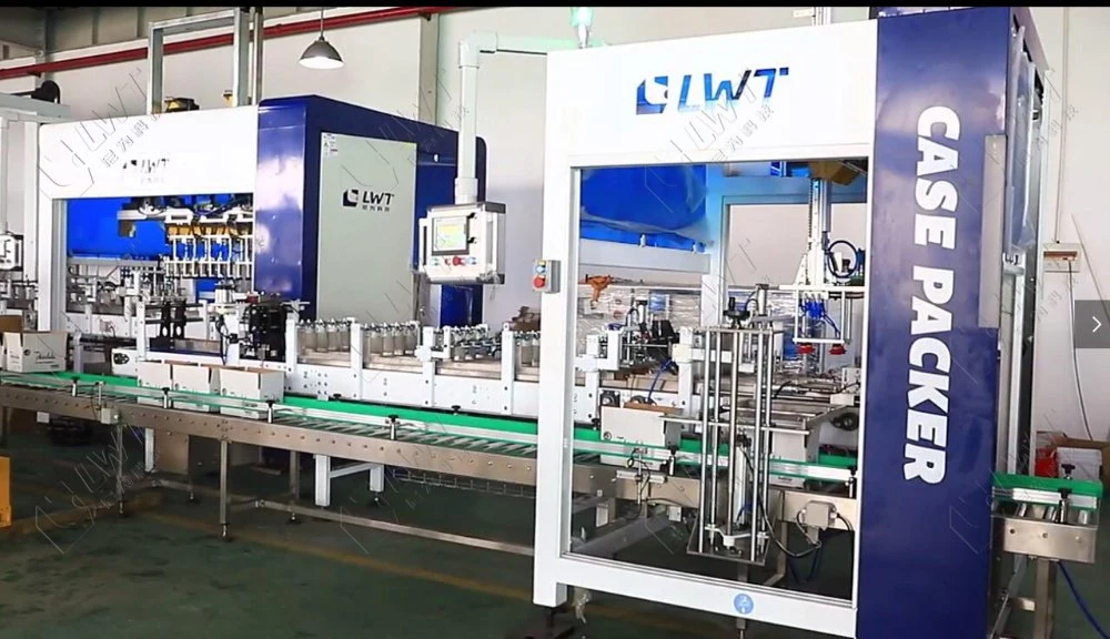 Leadworld Plastic Bottles Packing Machine Automatic Carton Case Packer