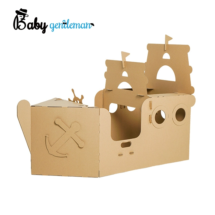 Handmade Plane Model DIY Cardboard Craft Kit for Kid Painted Z03102A