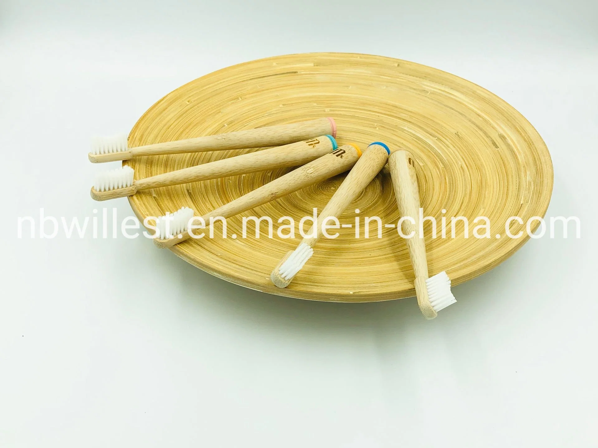 2019 Venta de cepillo de dientes caliente ecológica Bamboo Ronda pintura