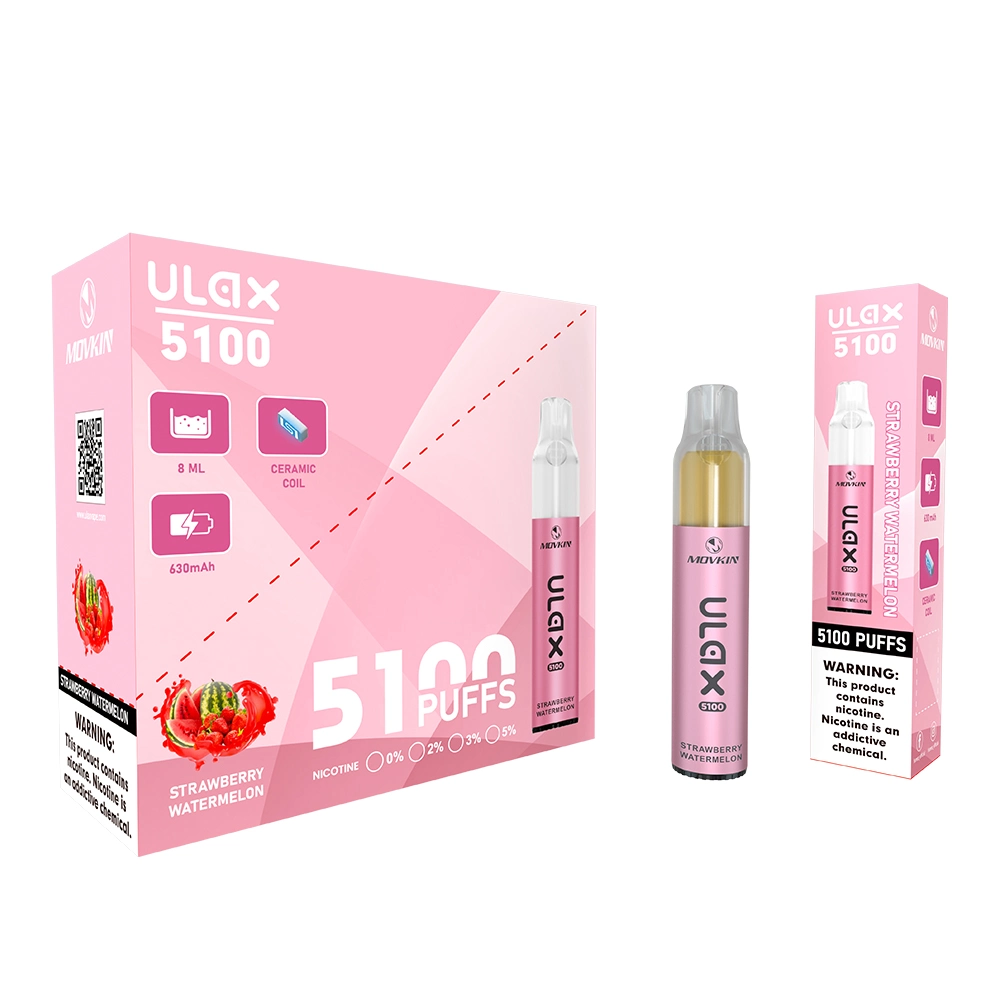 Vente en gros E cigarettes Haut feedback Randm Movkin Ulax 5100 jetable VAPE