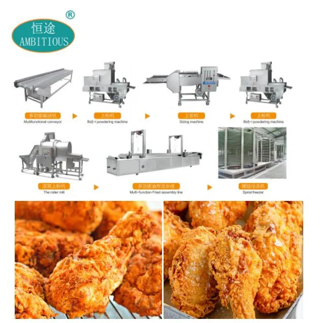 Breaded Chicken Product Battered Cod Portions Processing Machine