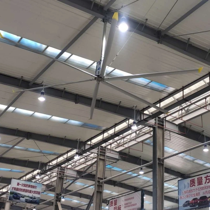 Techo de aire acondicionado enorme Hvls 24 pies ventiladores industriales