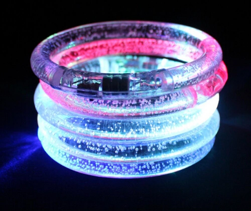 Acrylic Wedding Used Light up Promotion Low Price LED Wristband