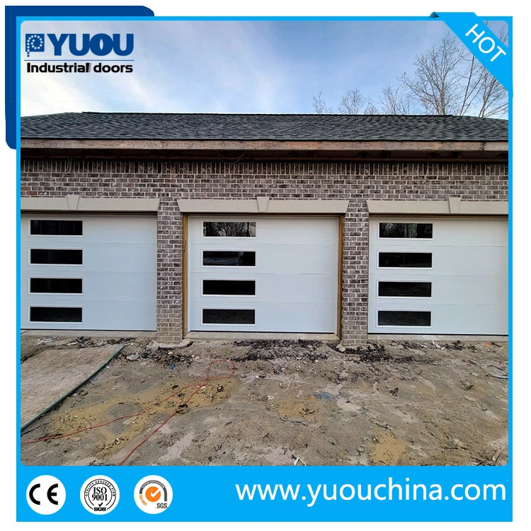 Automatic Security Fireproof Folding Overhead Garage Door