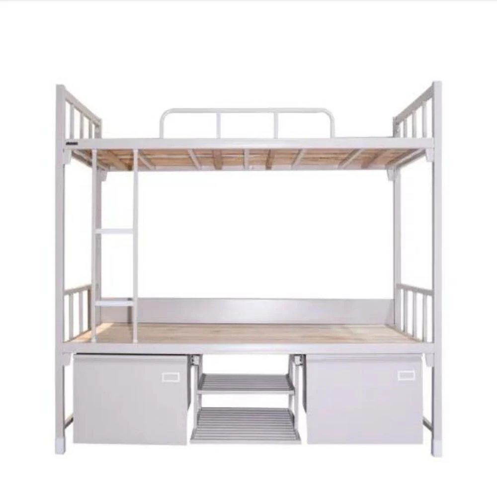 Gris/Blanco nuevo bastidor de literas, escalera Dormitorio Dormitorio adulto