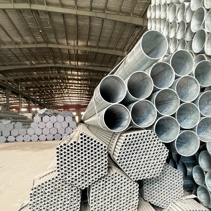 Q195 Q235 Q345 Galvanized Iron Pipe Manufacturer Hot DIP Galvanized Steel Pipe Gi Round Tube